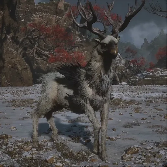 Cloudtreading Deer